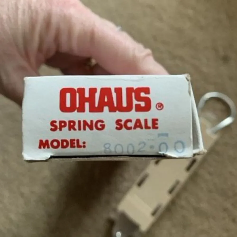 Ohaus Spring Scale Model 8002 500 Grams 18 Ounces
